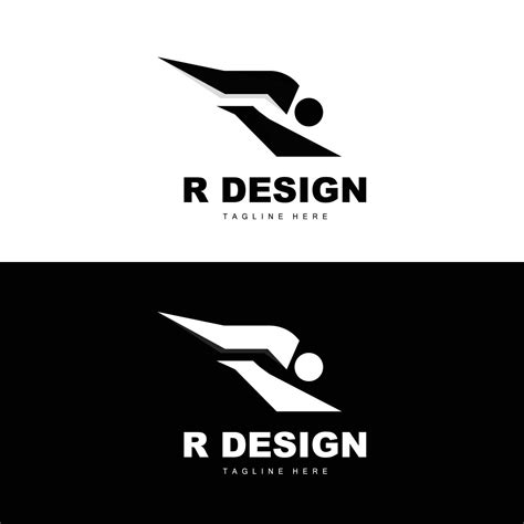 R Letter Logo Alphabet Vector Initial R Product Brand Logotype Design