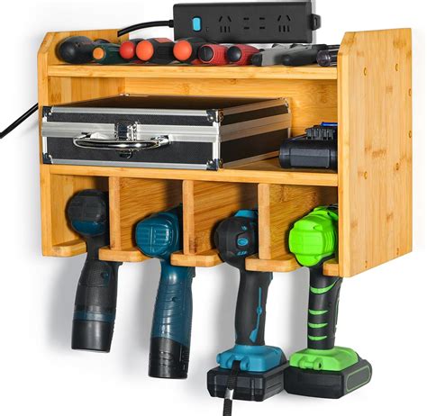 Sunix Power Tool Organizer Drill Holder Utility Rack Wall Mount