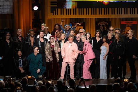 Elton John And Bernie Taupin Receive Gershwin Prize At Star Studded