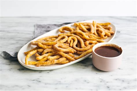 Churro Fries with Spicy Chocolate Sauce — Madeline Hall