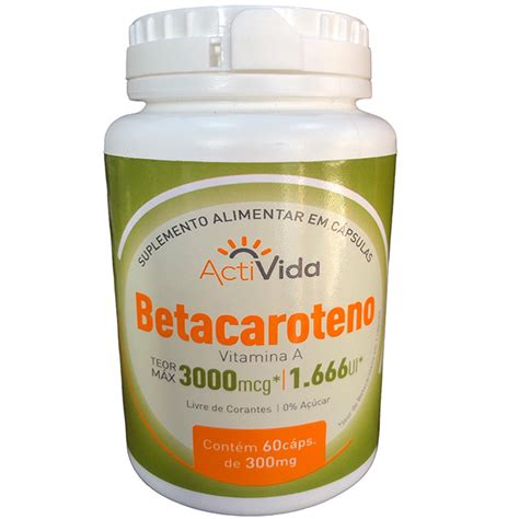 Vitamina A Betacaroteno Capsulas