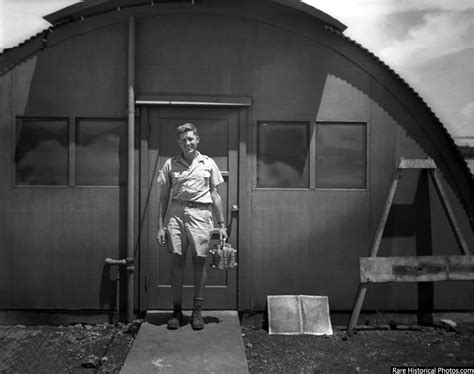 Harold Agnew carrying the plutonium core of the Nagasaki Fat Man bomb, 1945 - Rare Historical Photos