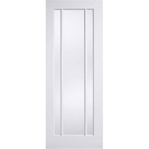 Lincoln 3 Glass Panel White Primed Internal Door