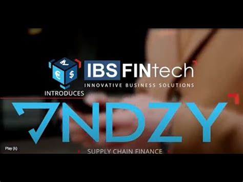 Ibsfintech S Supply Chain Finance Solution Vndzy Youtube