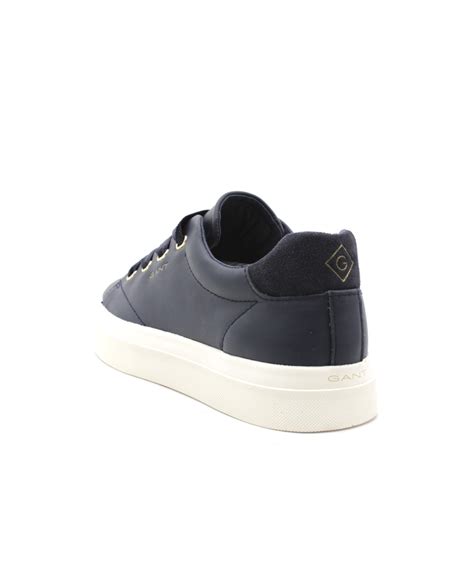 Gant Avona Baskets Cuir Bleu Marine Tendance L Empreinte Chaussures