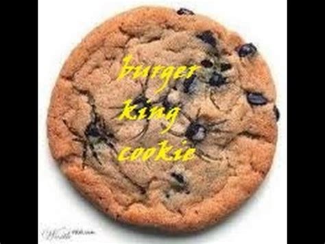 Burger King Chocolate Chip Cookies Ingredients - Burger Poster