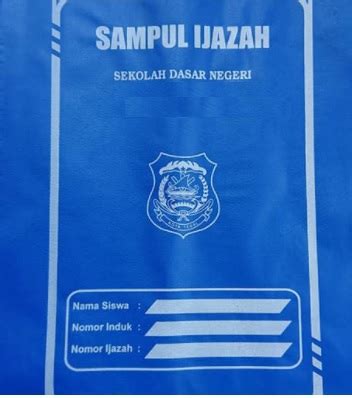 Sampul Ijazah Plastik SIPLah