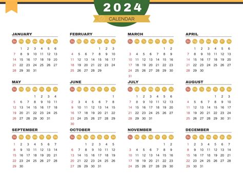 Printable Calendar 2024 91 Eliza Hermina