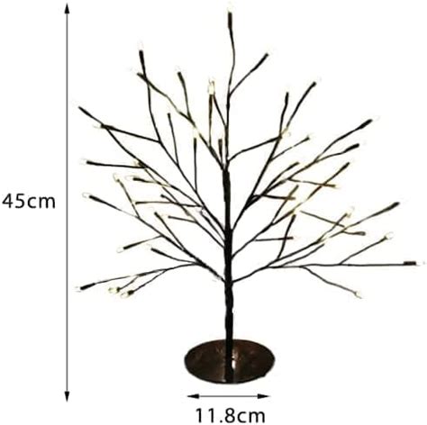 Durable Charming Led Light Up Twig Tree Black Marco Paul