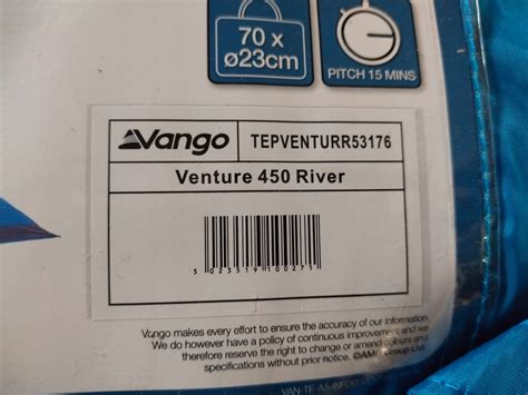 Vango Venture River Namiot Tunelowy Osobowy