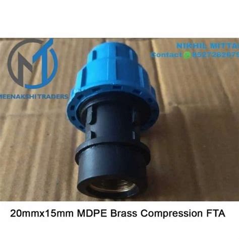 20mmx15mm MDPE Brass Compression FTA Water Fittings At 12 Piece In