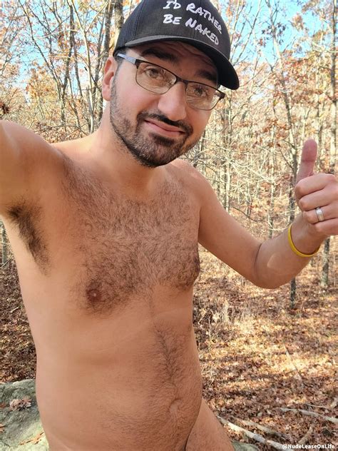 Thumbs Up When Days In November Are Still Comfortable Enough To Get Naked In Nature Nudes