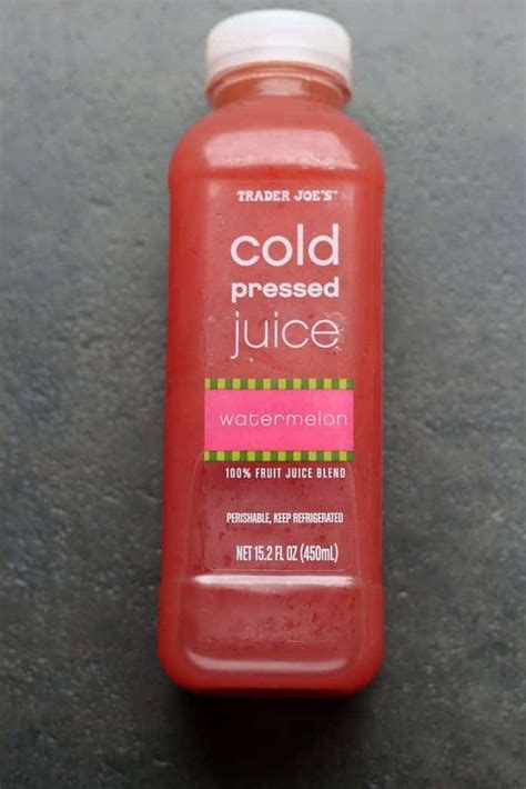 Trader Joes Cold Pressed Watermelon Juice