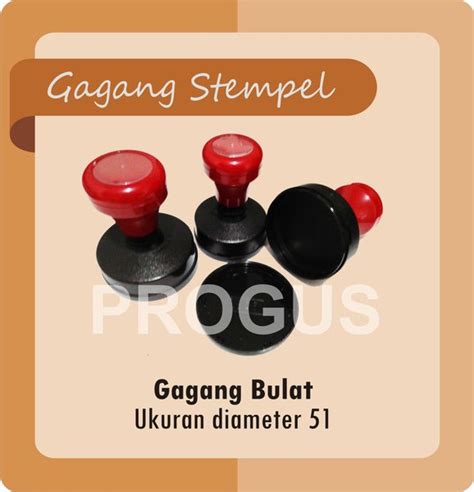 Jual Gagang Stempel Flash Bulat Ukuran Diameter Mm Di Lapak Progus