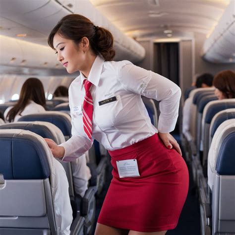 Hot Ass Images Of A Flight Attendant In A Tight Uniform AIHotassFactory