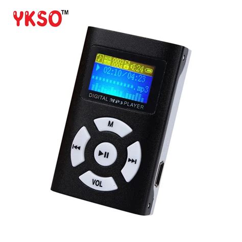 Ykso Mini Usb Clip Digital Mp3 Player Lcd Screen Mp3 Portable Audio