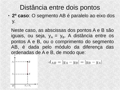 Geometria Analitica Aula01 Plano Cartesiano E Distancia Entre Dois Pontos Ppt