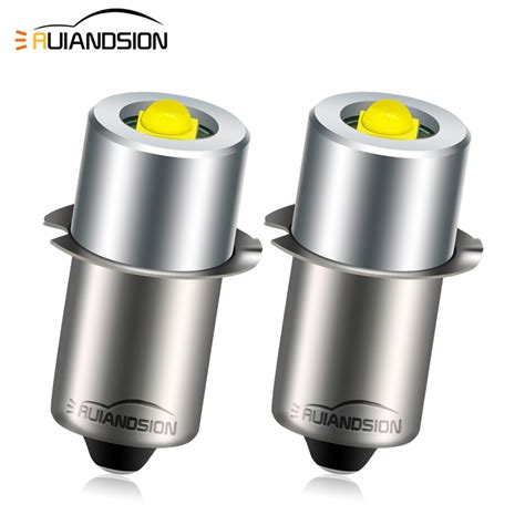 Ruiandsion Dc W P S Lanterna Led Branca Para Maglite Trabalho Tocha