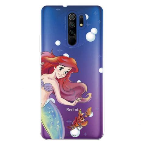 Funda Oficial de Disney Ariel y Sebastián Burbujas La Sirenita para