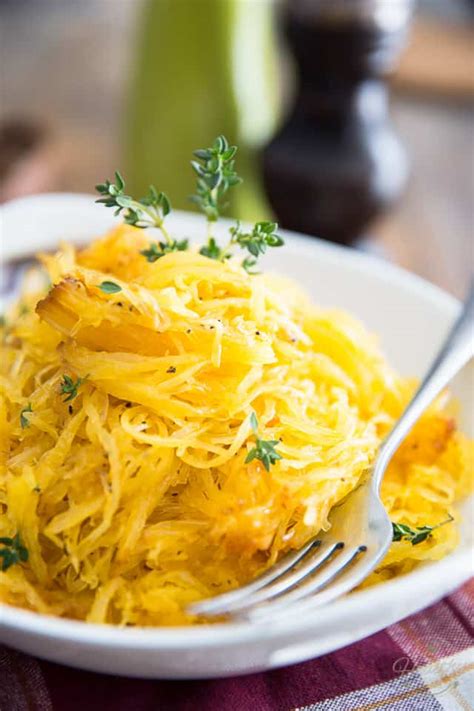 Oven Baked Spaghetti Squash • The Healthy Foodie