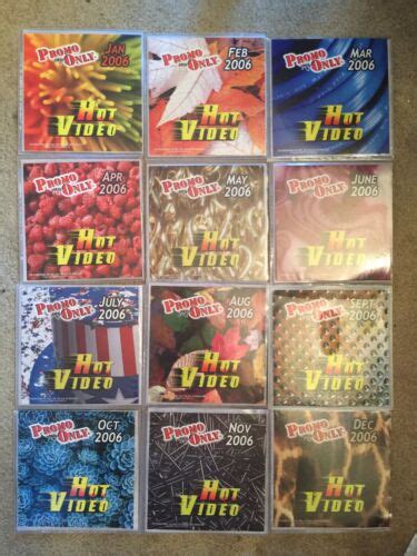 Promo Only Hot Video 12 Dvds 2006 Jan Dec Ebay