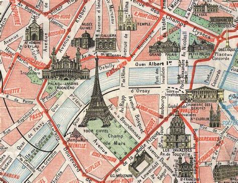 Paris Map Print Paris Print France Print Paris France Map Etsy