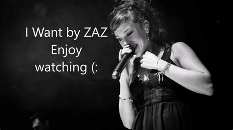 Zaz Je Veux Lyrics English Youtube