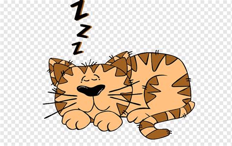 Cat Kitten Cartoon, Sleeping cat, mammal, animals, cat Like Mammal png ...