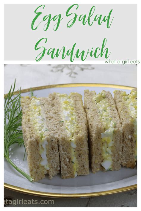 Egg Salad Sandwich - What A Girl Eats