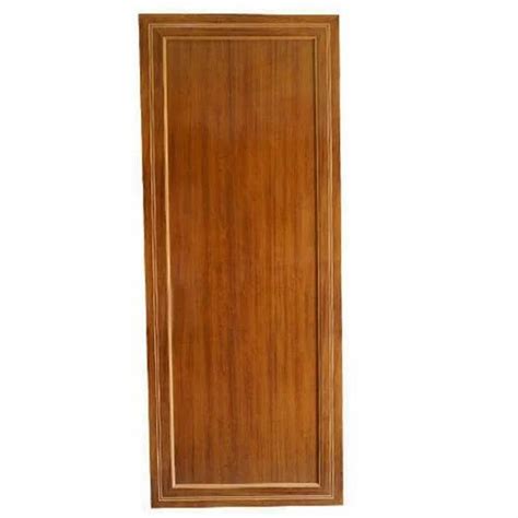 Hinged Powder Coated Sintex Brown PVC Door For Interior Size