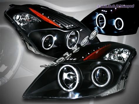 Nissan Altima Coupe Halo Projector Headlights