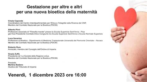 Gestazione per altre e altri per una nuova bioetica della maternità