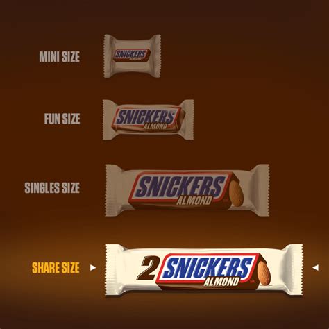 SNICKERS Almond: Single Size & Fun Size Candy Bars