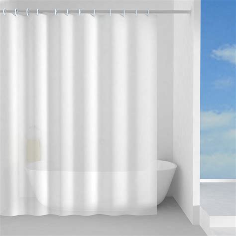 Tinta Unita Shower Curtain 180×200 Cm White Gedy