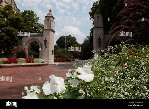 Summer At The Sample Gates At Indiana University In Bloomington