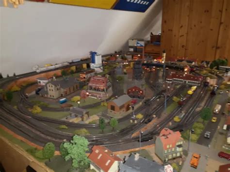 Modelleisenbahn H Komplettanlage M Rklin Loks Teilweise Mit