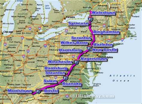 interstate  road maps traffic news