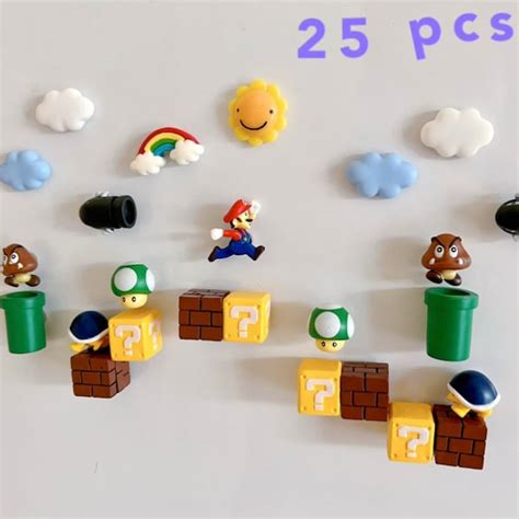 Super Mario Magnets Etsy