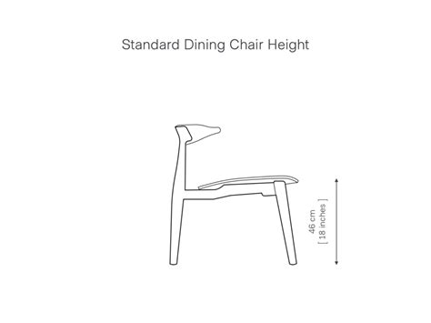 Standard Chair And Table Heights In The UK Grain Frame