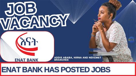 Enat Bank S C Job Vacancy Ethiojobs Vacancy Today