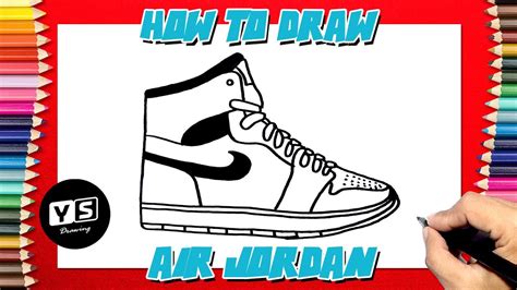 How To Draw Air Jordan Youtube