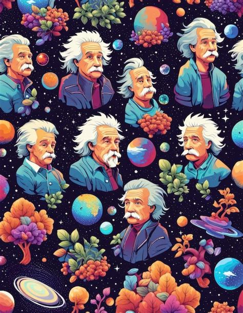 Premium AI Image | Einstein Vector illustration