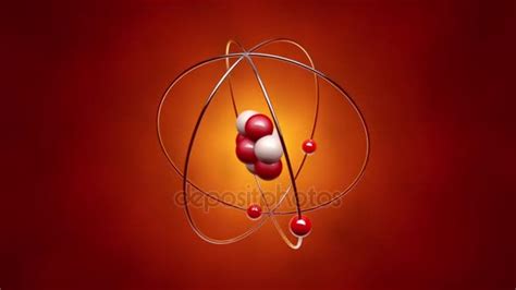 Atomic Structure Model Animation