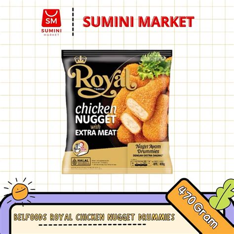 Jual Belfoods Royal Chicken Nugget Drammies 470gram Shopee Indonesia