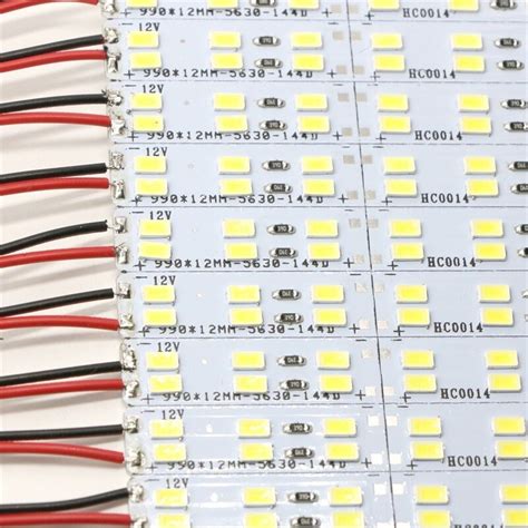 Led Hard Rigid Strip Light Double Row Pcs Leds Smd Super