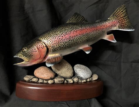 Troutcarvings TROUT SCULPTURES BY MARC DEMOTT