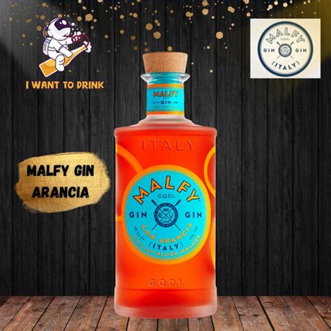 Malfy Gin Arancia Ml Food Drinks Alcoholic Beverages On Carousell