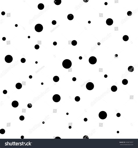 Vector Abstract Irregular Circle Shapes Seamless Stock Vector Royalty