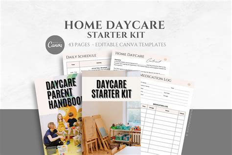 Daycare Starter Kit Editable Daycare Forms Templates Starter Kit For