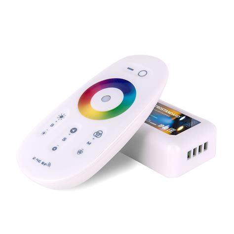 Сенсорный контроллер для светодиодной ленты RGB с ПДУ (радио) IP40 ...